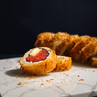 Spicy Tuna Tempura Roll (Deep Fried) (+GF)