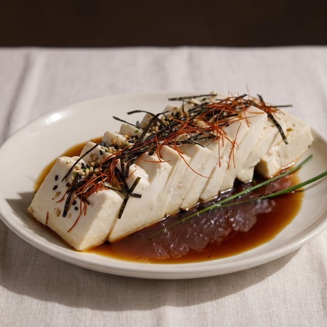 Cold Tofu (+GF) (V) (VG).