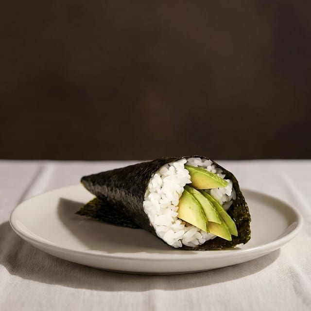 Avocado Handroll (GF) (V) (VG).