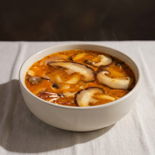 Spicy Mushroom Miso Soup (GF) (V) (VG).
