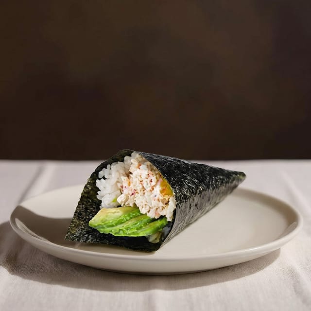 Snowcrab Handroll.