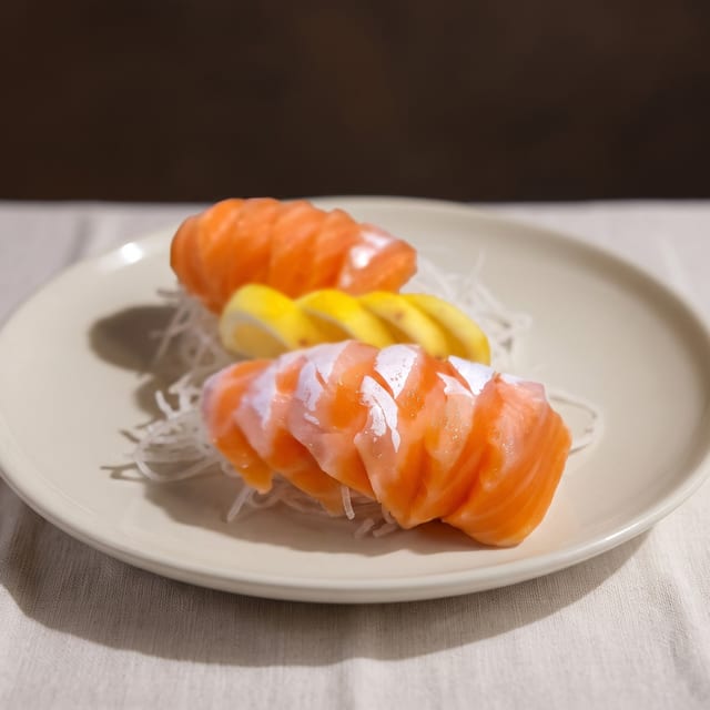 Salmon Belly Sashimi (GF).
