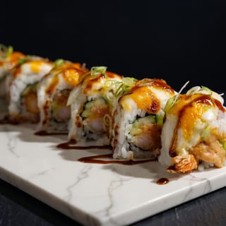 White Dragon Roll (Baked) (+GF)