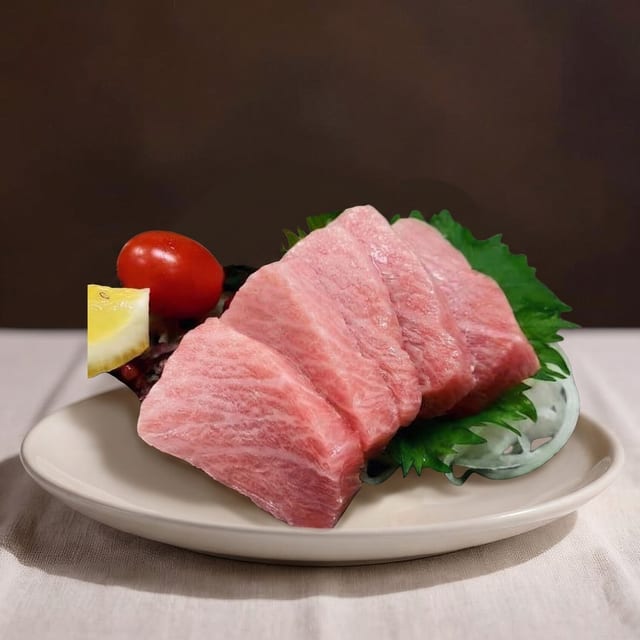 Tuna Belly Sashimi.