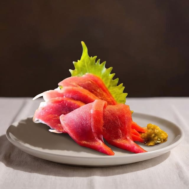 Bluefin Tuna Sashimi.