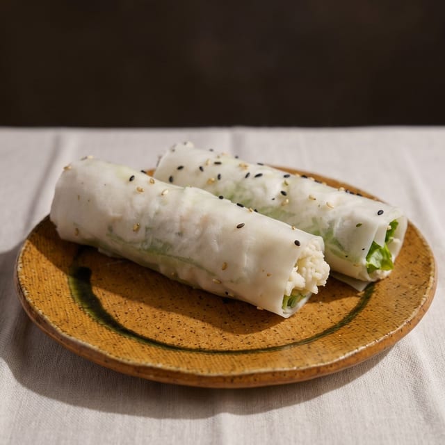 Baked Cod Handroll.