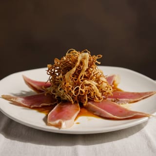 Crispy Onion Albacore (+GF)