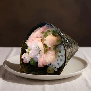 Yellowtail Scallion Handroll (GF)