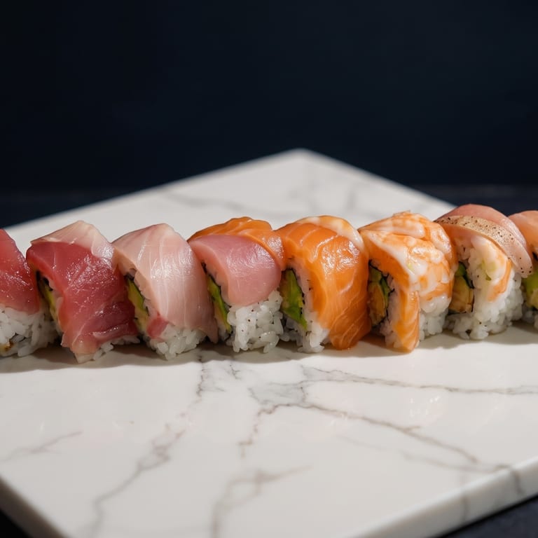 Delicious Rainbow Roll Experience