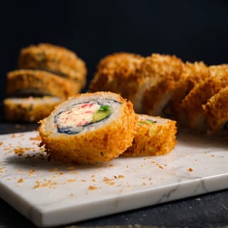 Snow Crab Tempura Roll (Deep Fried) (+GF)