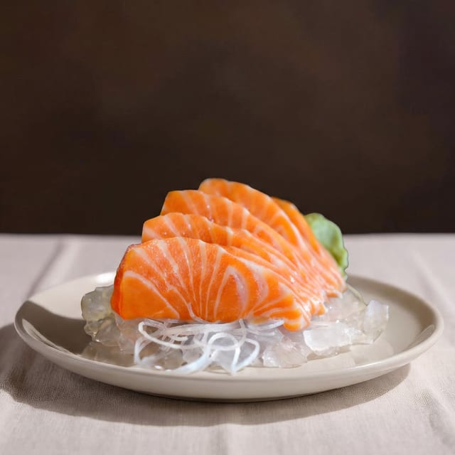 Salmon Sashimi (GF).