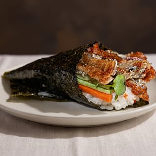 Salmon Skin Handroll (GF)
